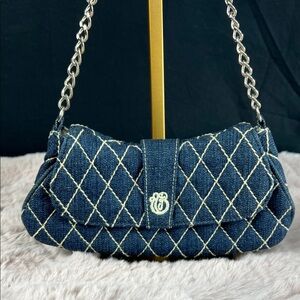 Vera Bradley Olivia Denim Chain Shoulder Bag Limited Edition